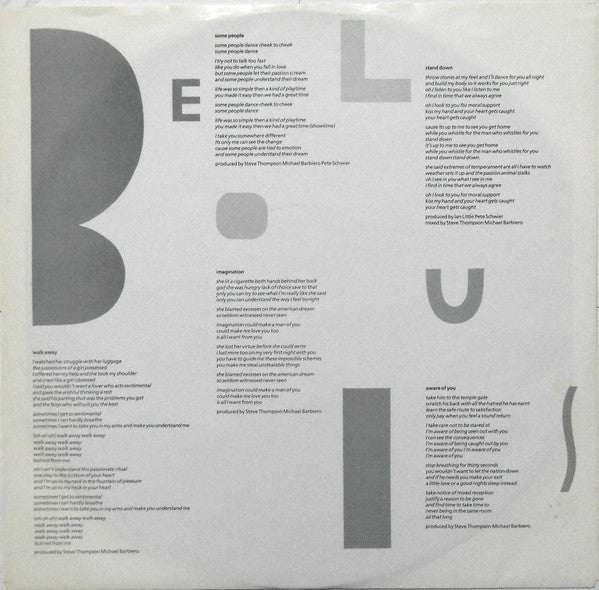 Belouis Some : Some People (LP, Album, Jac)