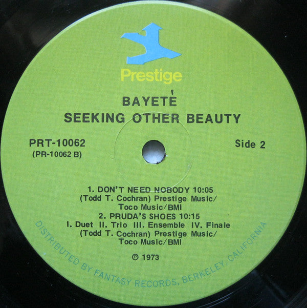 Bayeté (2) : Seeking Other Beauty (LP, Album)
