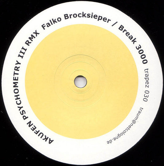 Akufen : Psychometry III (Remixes) (12")