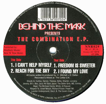 Behind The Mask : The Combination E.P. (12", EP)