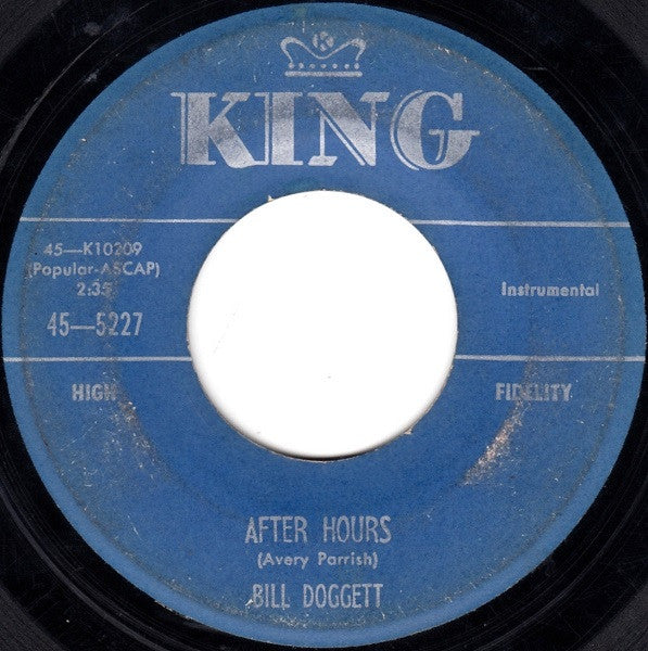 Bill Doggett : Big City Drag / After Hours (7")