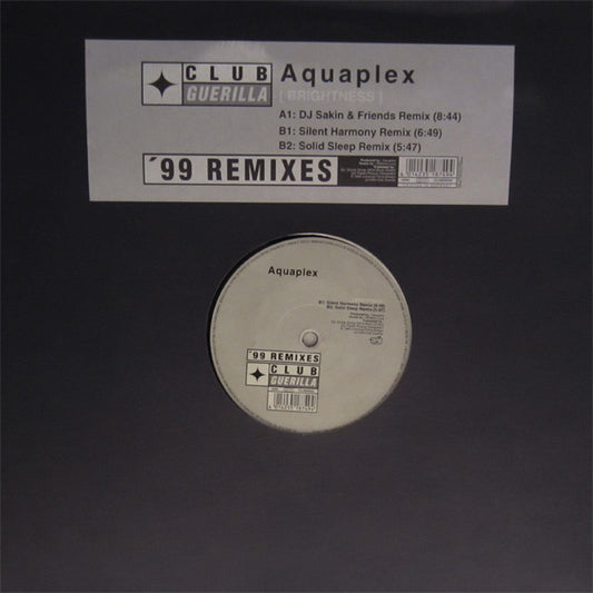 Aquaplex : Brightness ('99 Remixes) (12")