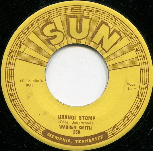 Warren Smith (3) : Ubangi Stomp / Black Jack David (7", Single)