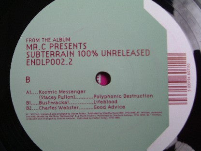 Various : Mr.C Presents Subterrain 100% Unreleased (Disc 2) (12", Smplr)