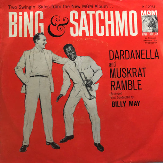 Bing Crosby & Satchmo (2) : Muskrat Ramble / Dardanella (7", Single)