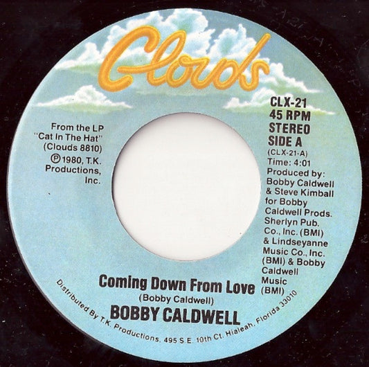Bobby Caldwell : Coming Down From Love (7", Single)