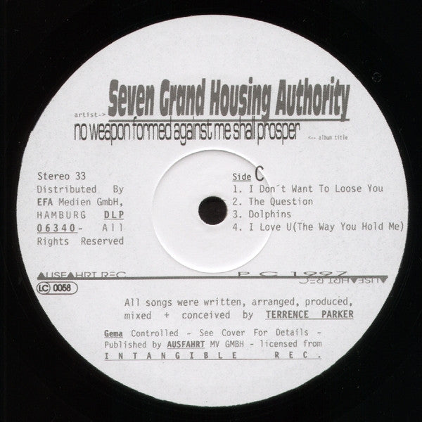 Seven Grand Housing Authority : No Weapon Formed Against Me Shall Prosper (2xLP)