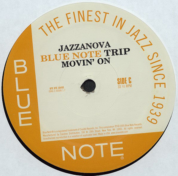 Various : Blue Note Trip - Jazzanova Movin' On (2xLP, Comp, Gat)
