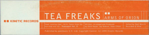 Tea Freaks : Arms Of Orion (12")