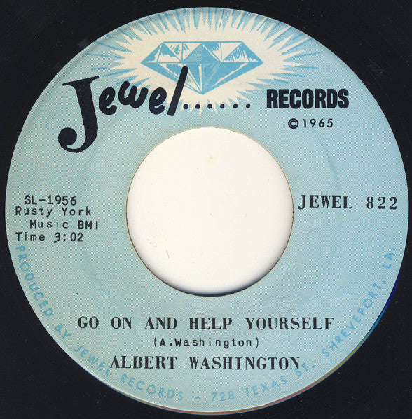 Albert Washington : Loosen These Pains And Let Me Go (7")