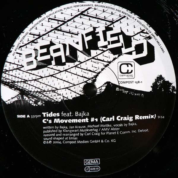 Beanfield : Tides (12")
