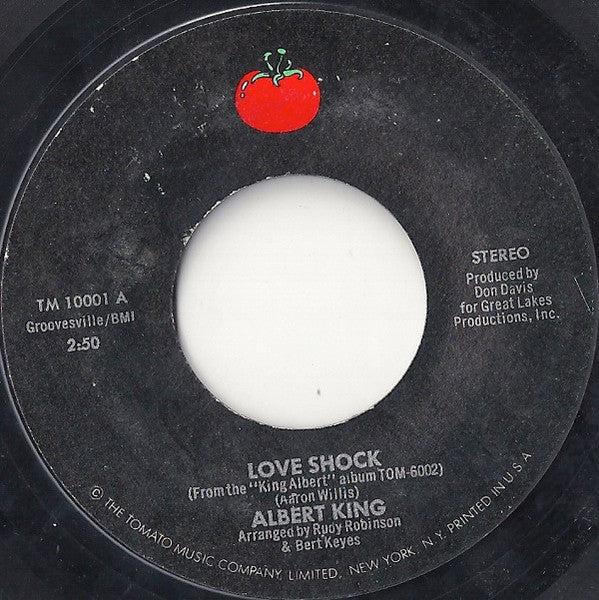 Albert King : Love Shock / Call My Job (7")