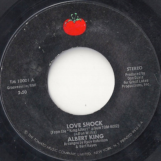 Albert King : Love Shock / Call My Job (7")