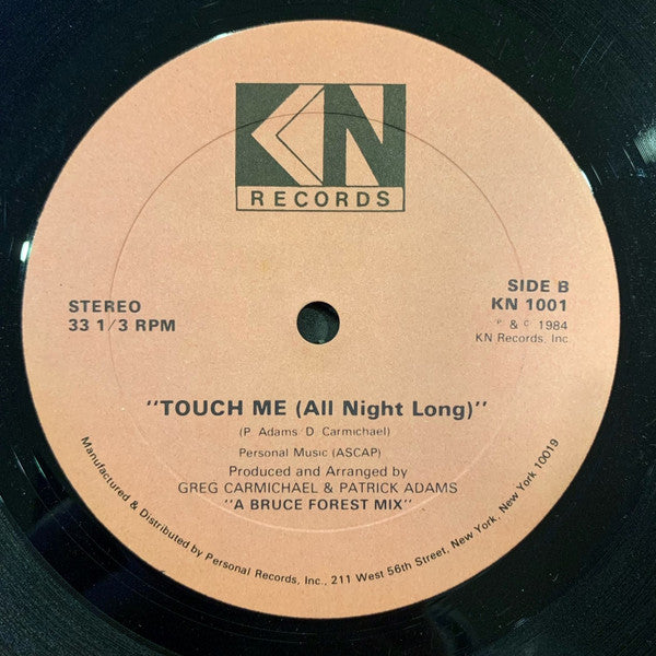 Wish (3) Featuring Fonda Rae : Touch Me (All Night Long) (12")