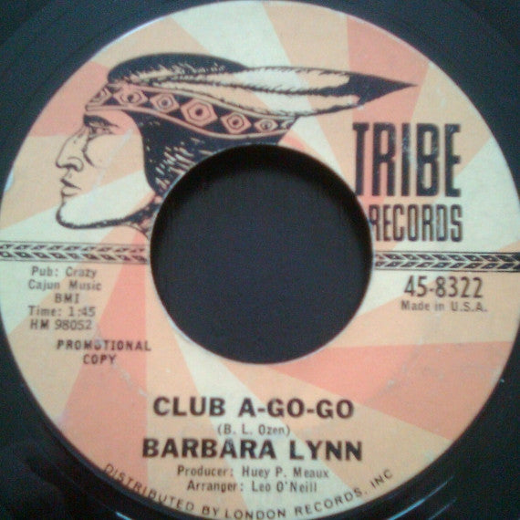 Barbara Lynn : Watch The One (That Brings The Bad News) / Club A-Go-Go (7", Single, Promo)