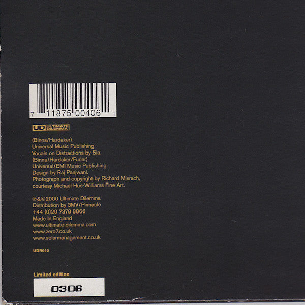 Zero 7 : EP2 (12", EP, Ltd, Num)