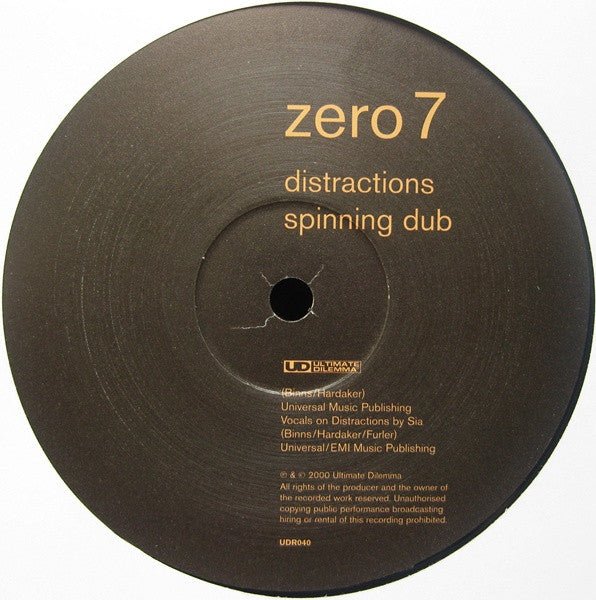 Zero 7 : EP2 (12", EP, Ltd, Num)