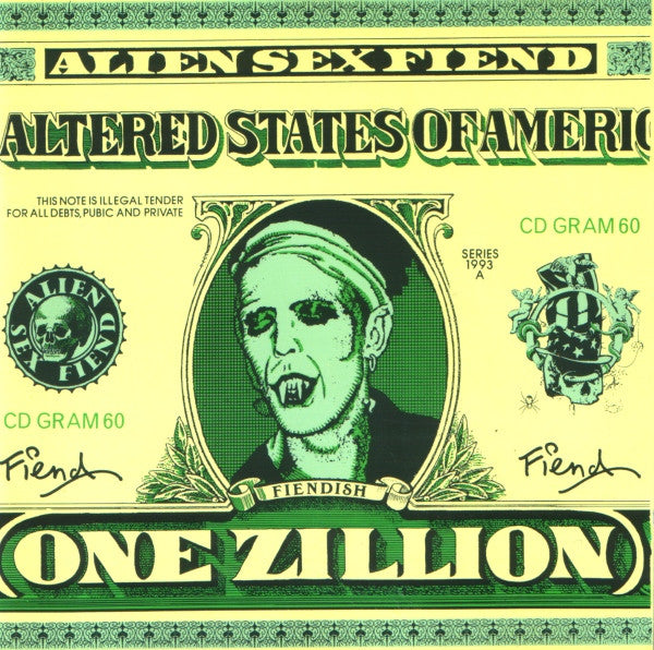 Alien Sex Fiend : The Altered States Of America (CD, Album)
