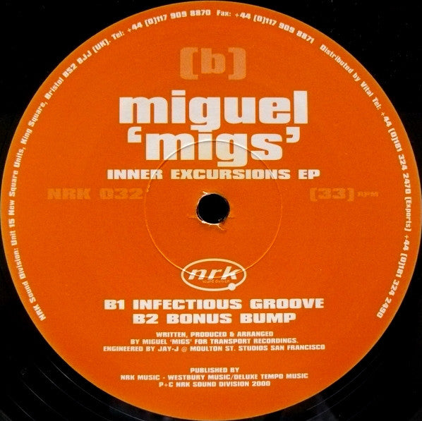 Miguel 'Migs'* : Inner Excursions EP (12", EP)