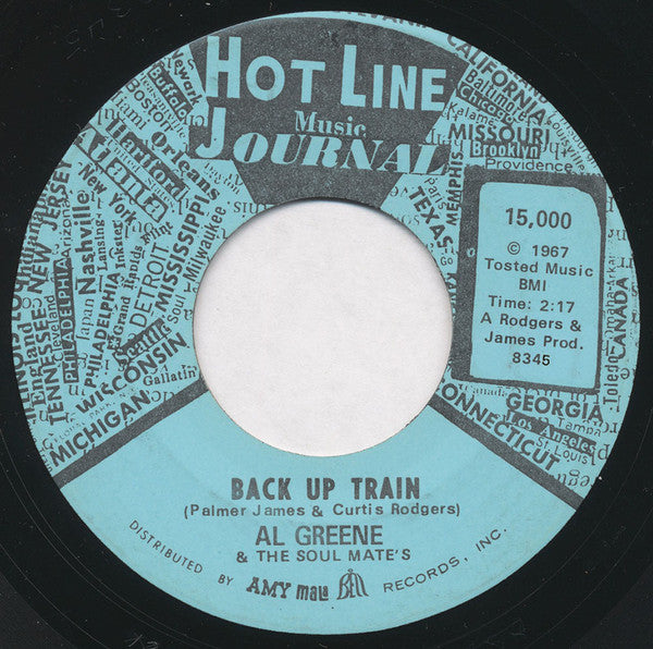 Al Greene & The Soul Mates : Back Up Train / Don't Leave Me (7", ARP)
