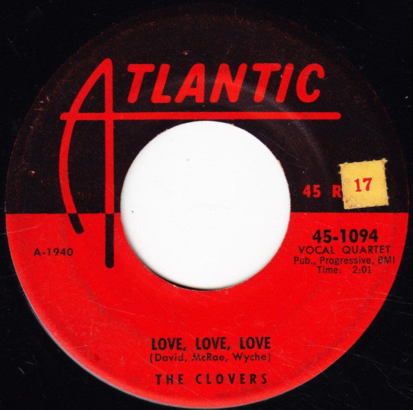 The Clovers : Your Tender Lips (7", Single)