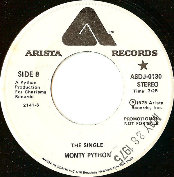 Monty Python : The Single (7", Single, Mono, Promo, NAM)