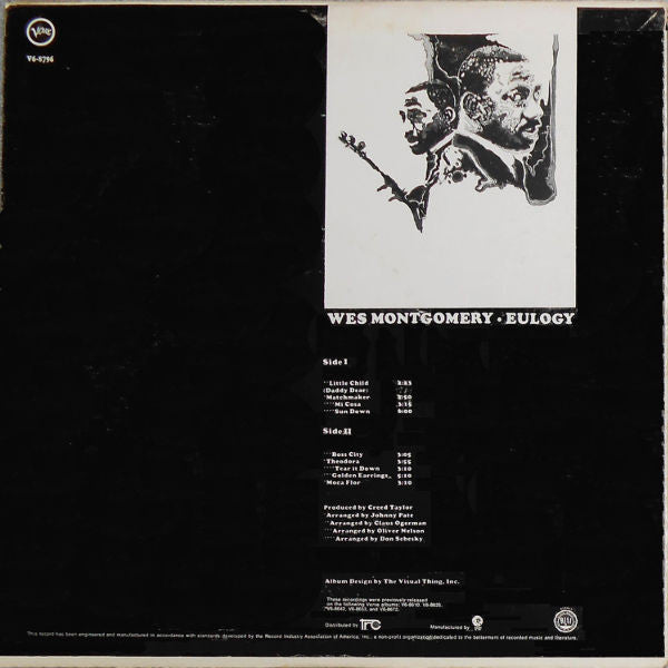 Wes Montgomery : Eulogy (LP, Album, Comp)