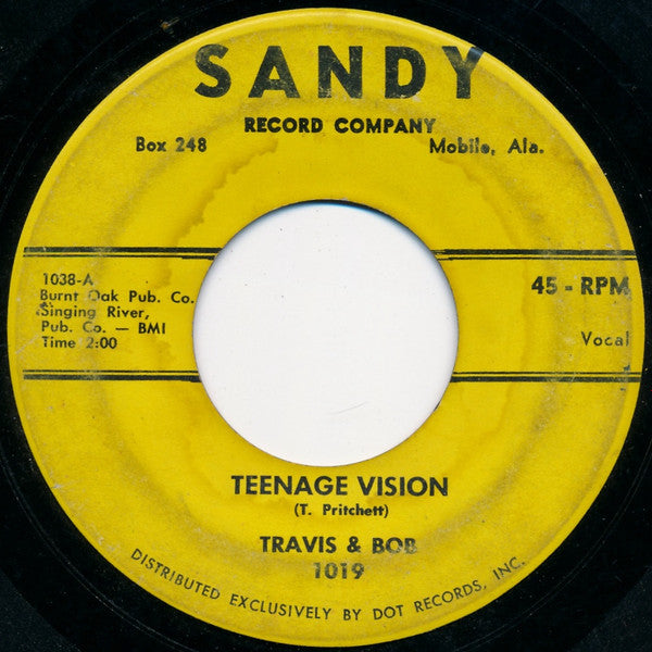 Travis And Bob : Little Bitty Johnny (7", Single)