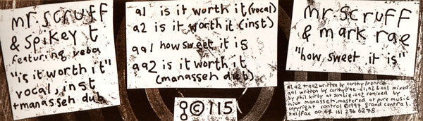Mr. Scruff & Spikey T : Is It Worth It (12", M/Print)