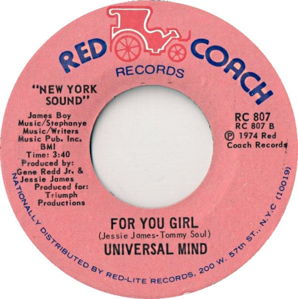 Universal Mind (3) : Something Fishy Going On (7", Styrene)