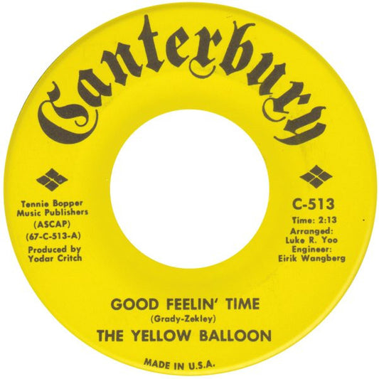 Yellow Balloon : Good Feelin' Time (7", Single)