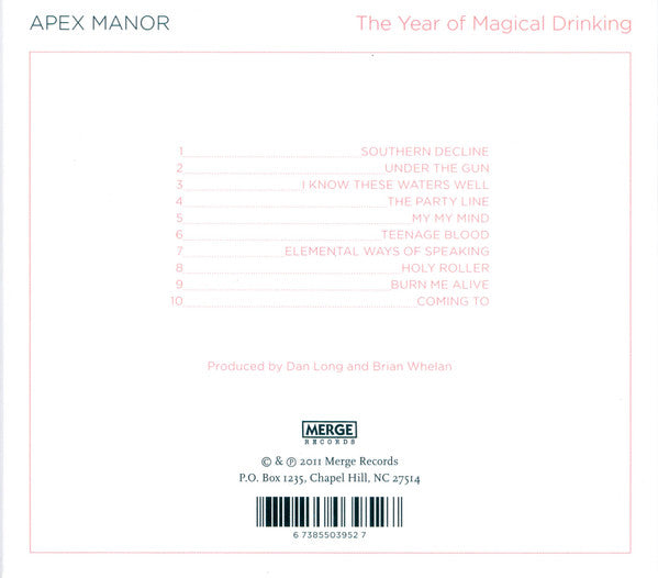 Apex Manor : The Year Of Magical Drinking (CD, Album)