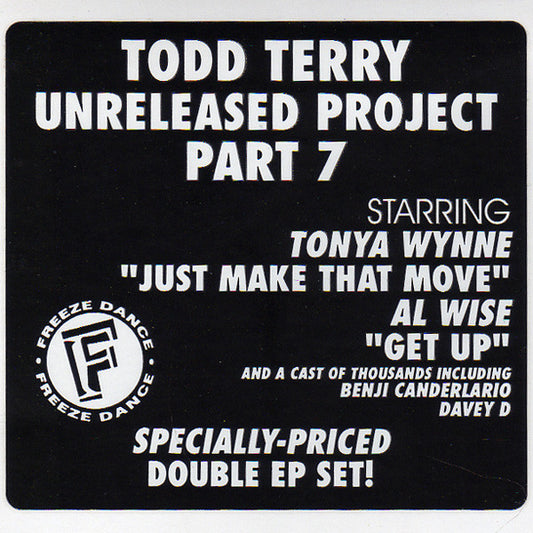 Todd Terry : Unreleased Project Part 7 (2x12", EP)