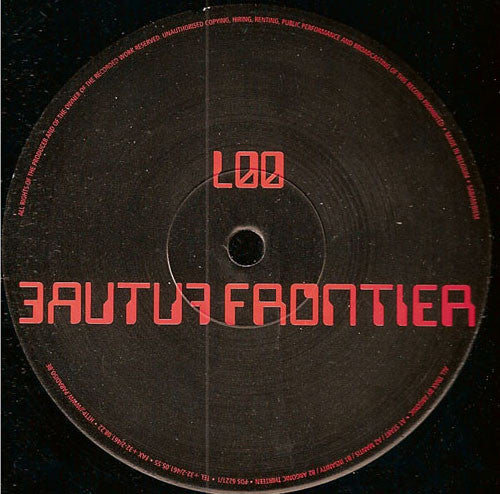 Argonic : Future Frontier 007 (12")