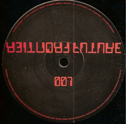 Argonic : Future Frontier 007 (12")