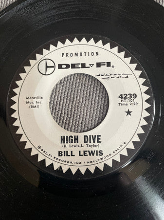 Bill Lewis (11) : High Dive / Swim Beat (7", Promo)