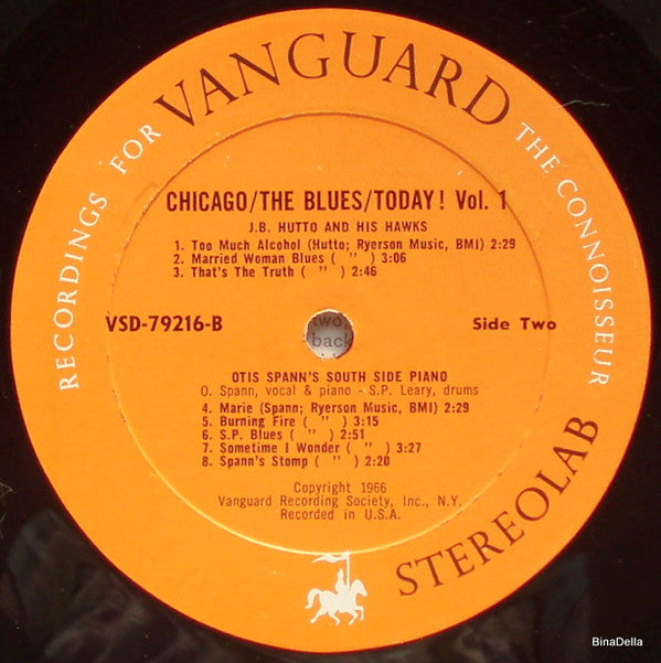 Various : Chicago/The Blues/Today! Vol. 1 (LP, Album)