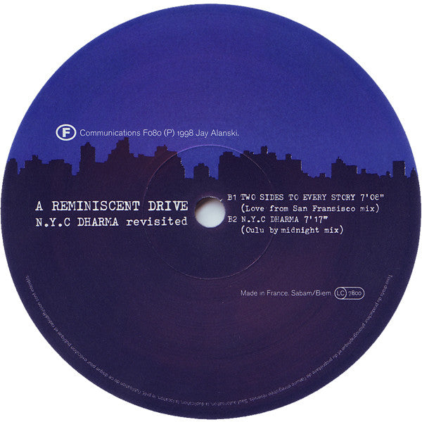 A Reminiscent Drive : N.Y.C Dharma Revisited (12", Single)