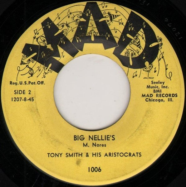 Tony Smith And The Aristocrats : Rippling Waters / Big Nellie's (7")