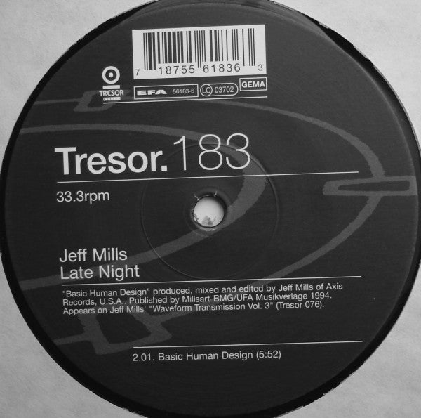 Jeff Mills : Late Night (Archiv #04) (12")