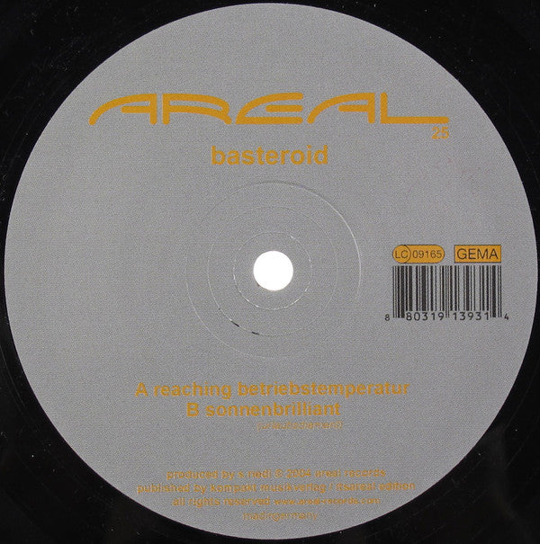 Basteroid : Reaching Betriebstemperatur (12")