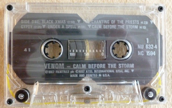 Venom (8) : Calm Before The Storm (Cass, Album)