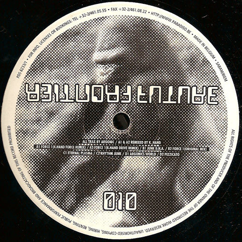 Argonic : Future Frontier 010 (2x12")