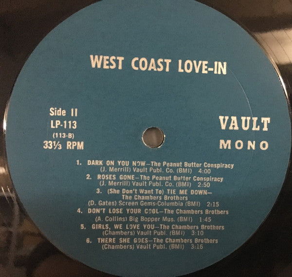 Various : West Coast Love-In (LP, Comp, Mono, Mon)