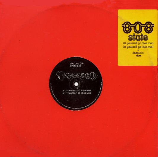 808 State : Let Yourself Go / Deepville (12", Bla)