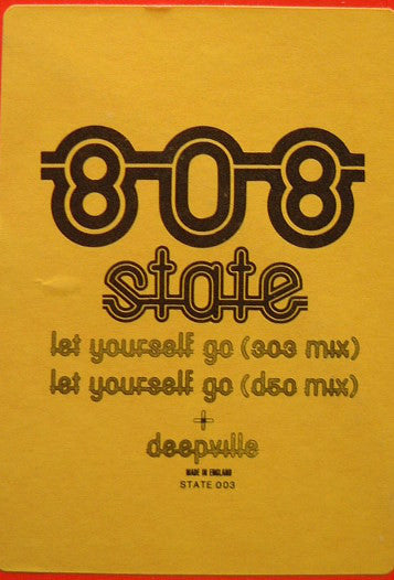808 State : Let Yourself Go / Deepville (12", Bla)