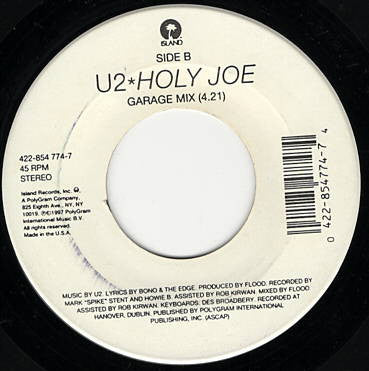 U2 : Discothèque (7")