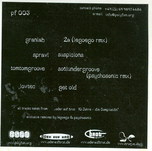 Various : Untitled (12", Ltd, Num, Smplr, W/Lbl)