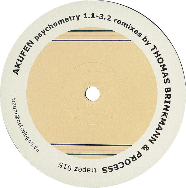 Akufen : Psychometry 1.1-3.2 Remixes By Thomas Brinkmann & Process (12")