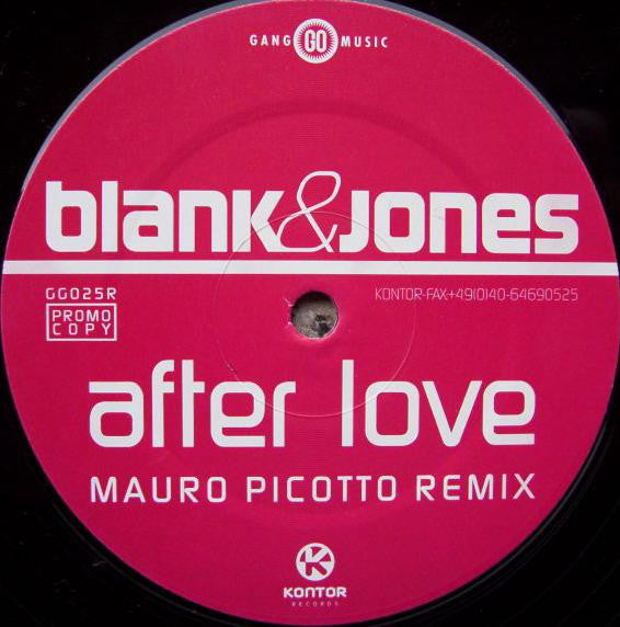 Blank&Jones* : After Love (12", Promo)